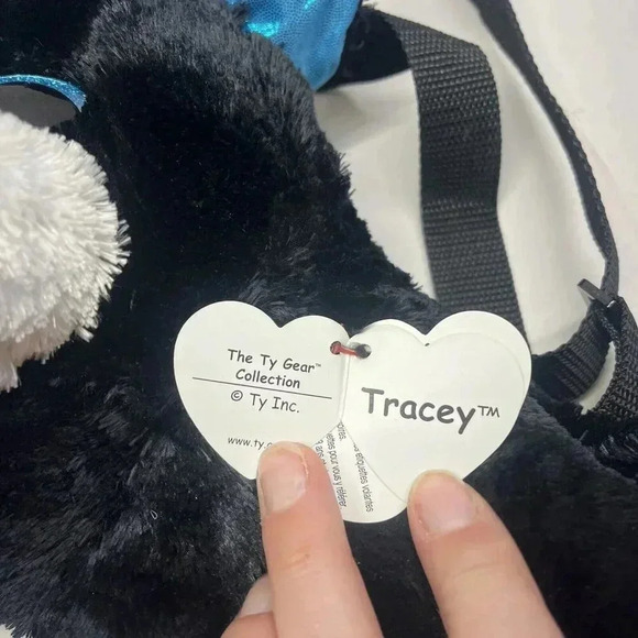 TY Gear Backpack 2018 TRACEY the Dog 10” Plush Bag‎ Children's Bag Backpack NWT - Picture 2 of 5